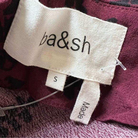 Ba&sh Soa floral patterned v-neck midi dress 17641 - Picture 11 of 15